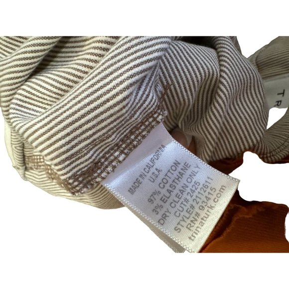 TRINA TURK LOS ANGELES CROP STRIPE PANTS WOMAN'S SZ 6‎ | S1 - Picture 7 of 10